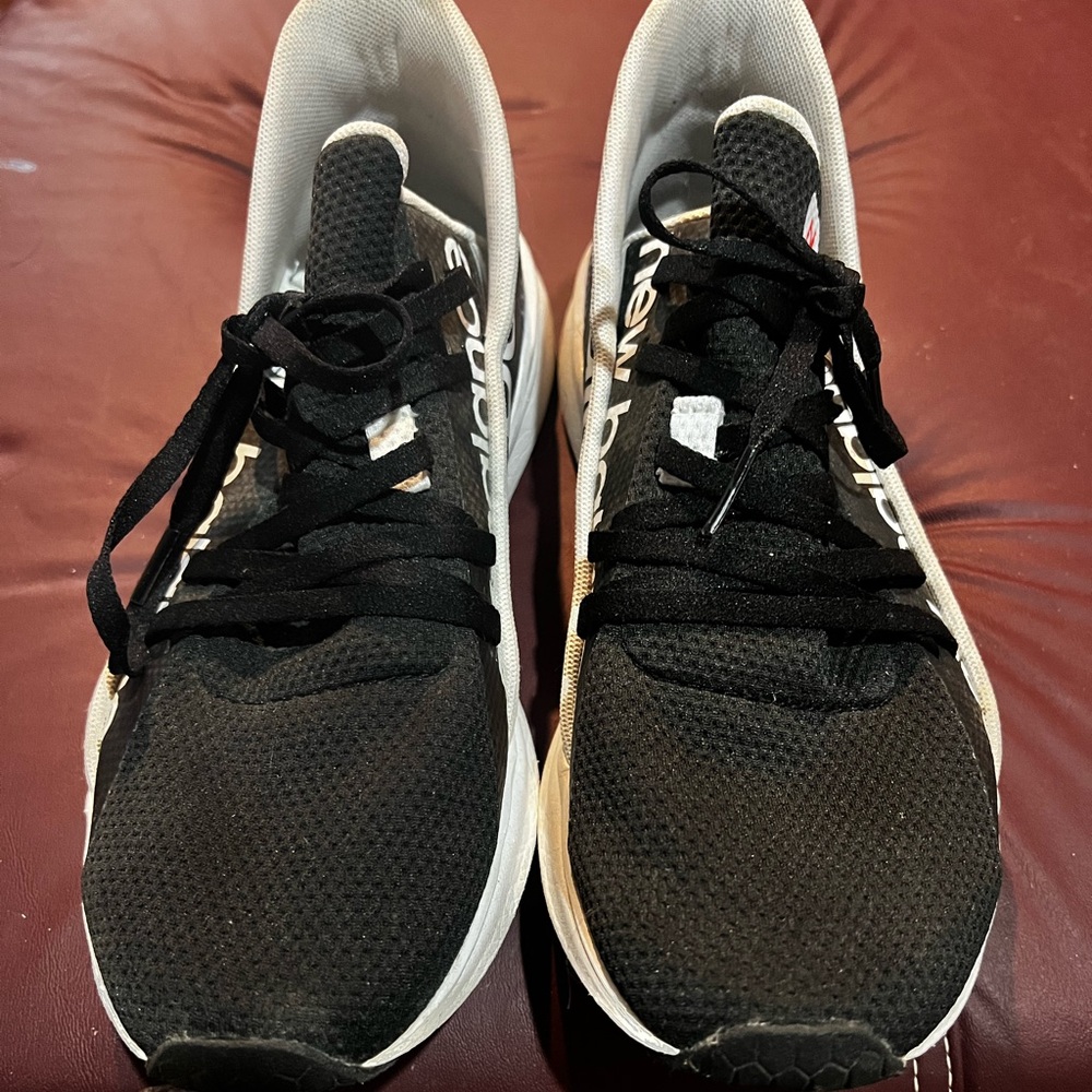 New Balance Black and White Athletic Shoes